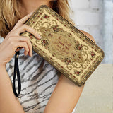 Katholische Geldbörse aus Leder mit dem Aufdruck „Psalm des Friedens“