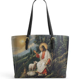 Catholight Ledertasche „The Divine Shepherd's Grace“