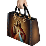 Catholight A Testament of Grace and Compassion Lady Leather Bag