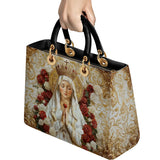 Catholight Lady of Fatima Elegance Damen-Ledertasche