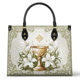 Katholische Ledertasche „Die Heilige Eucharistie“