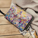 Catholight  Floral Resurrection Leather Wallet Purse