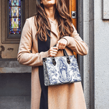 Katholische Ledertasche „Heilige Gelassenheit Jungfrau Maria“