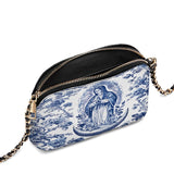 Catholight Sacred Serenity Virgin Mary Leder-Umhängetasche