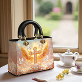 Catholight Dove of Peace Damen-Ledertasche