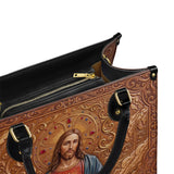 Catholight Sacred Heart of Christ Leather Bag