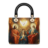 Katholische Krönungs-Marien-Damen-Ledertasche
