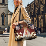 Catholight Our Lady Of America Leather Bag