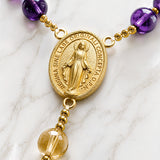Catholight Heavenly Queen Amethyst Rosary