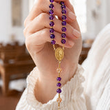 Catholight Heavenly Queen Amethyst Rosary